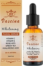 Сироватка для обличчя з вітаміном Е, екстрактом шипшини й гіалуроновою кислотою 98,1% - Vaseina Facial Serum — фото N2