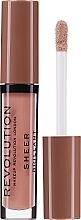 Блеск для губ - Makeup Revolution Sheer Lip — фото N1