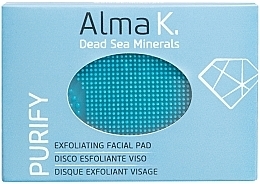 Губка для очищения лица, силиконовая - Alma K. Invigorating & Exfoliating Facial Pad — фото N1