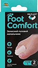 Защитный гелевый напальчник, размер L - Milplust Foot Comfort — фото N1