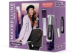 Духи, Парфюмерия, косметика УЦЕНКА Подарочный набор - Maybelline New York The Falsies Lash Lift (mascara/9.6ml + mascara/7.6ml) *