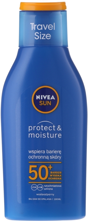 Лосьон увлажняющий солнцезащитный "Защита и увлажнение" SPF 50+ - NIVEA Sun Care — фото N4