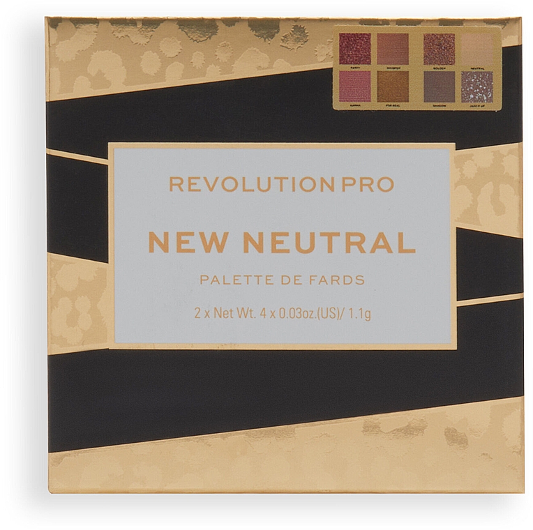 Набір палеток тіней - Revolution PRO Mini New Neutral Duo (eyeshadow/2x4.4g) — фото N5