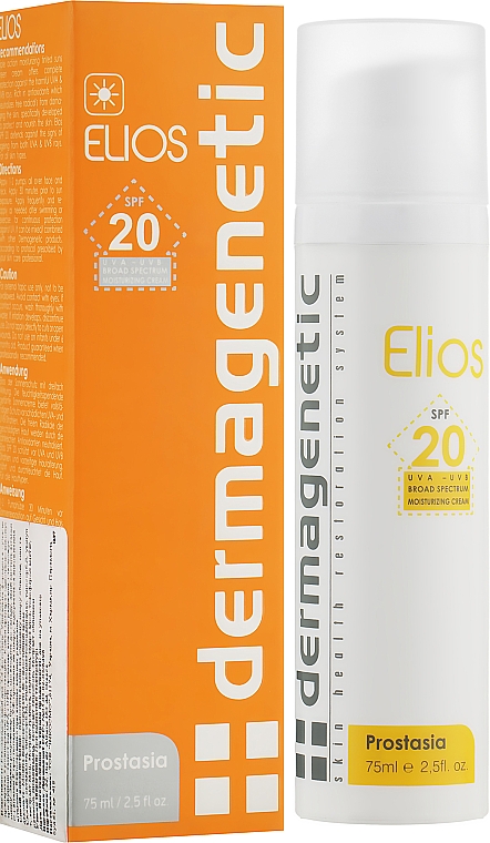 Солнцезащитный крем SPF20 - Dermagenetic Sunscreen Elios SPF20 3in1 UVA/UVB Cream — фото N2