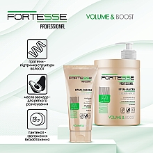 Крем-маска "Объем" для волос - Fortesse Professional Volume & Boost Cream-Mask — фото N5