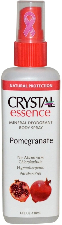 Дезодорант-спрей с ароматом Граната - Crystal Essence Deodorant Body Spray Pomegranate — фото N4