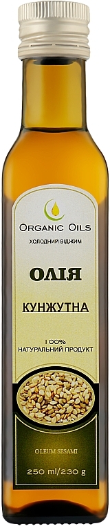 Масло кунжутное - Organic Oils