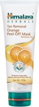 Духи, Парфюмерия, косметика Маска для лица осветляющая загар - Himalaya Herbals Tan Removal Orange Peel-Off Mask