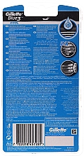 Набор одноразовых станков для бритья, 6 шт. - Gillette Blue 3 Cool — фото N2