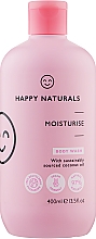 Гель для душу «Зволоження» - Happy Naturals Moisturise Body Wash — фото N1
