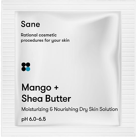 Крем для сухой кожи лица, с маслами манго и ши - Sane Face Cream (пробник)