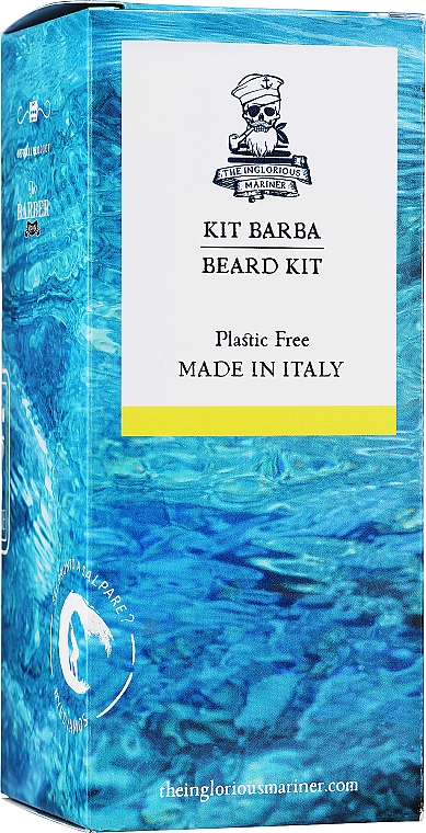 Набор - The Inglorious Mariner Kit Barba (beard/wash/100ml + beard/oil/30ml) — фото N1