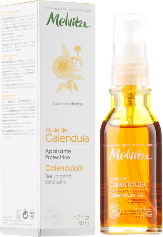 Олія календули для обличчя - Melvita Huiles De Beaute Calendula Oil — фото N1