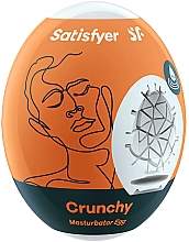 Парфумерія, косметика Мастурбатор "Яйце", помаранчевий - Satisfyer Masturbator Egg Single Crunchy