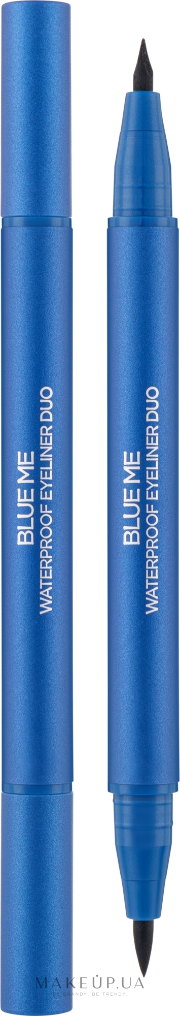 Підводка для очей подвійна водостійка - Kiko Milano Blue Me Waterproof Eyeliner Duo — фото 0.78ml