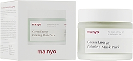 Успокаивающая глиняная маска с зелёным чаем - Manyo Factory Green Energy Calming Mask Pack — фото N2