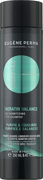 Балансирующий шампунь для волос - Eugene Perma Essentiel Keratin Balance The Shampoo  — фото N1