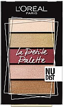 Духи, Парфюмерия, косметика УЦЕНКА Палетка теней для век - L'Oreal Paris La Petit Palette Nudist Eyeshadow *