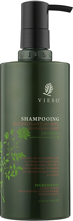 Шампунь живильний з медом - Vieso Nourishing Honey Shampoo — фото N2
