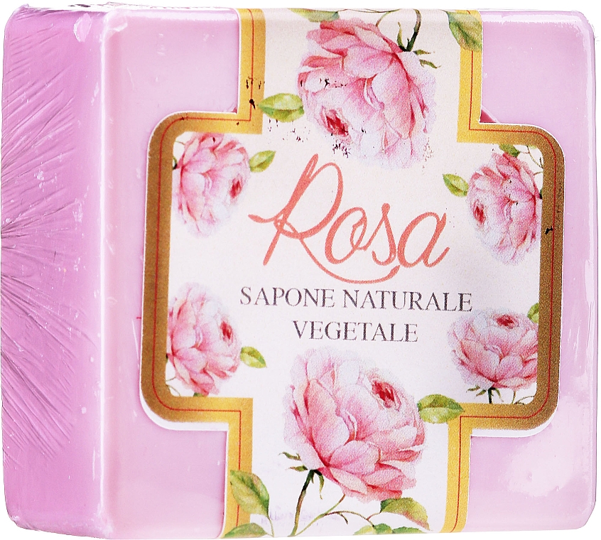 Мило "Троянда" - Gori 1919 Rose Natural Vegetable Soap — фото N1