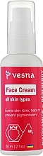 Захисний крем для обличчя з малиною та ніацинамідом - Vesna Youth Skin Care Face Cream — фото N3