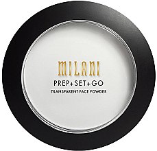 Духи, Парфюмерия, косметика Прозрачная пудра-праймер для лица - Milani Prep+Set+Go Transparent Face Powder