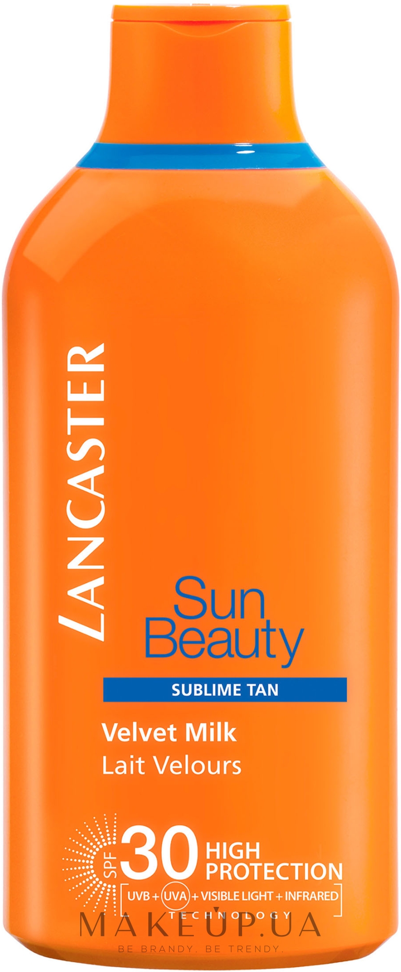 Молочко для тела солнцезащитное - Lancaster Sun Beauty Velvet Tanning Milk SPF 30 — фото 400ml