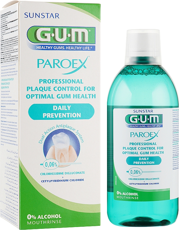 Ополаскиватель для полости рта для ежедневной профилактики - G.U.M Paroex