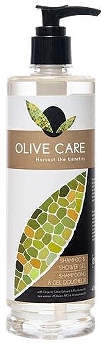 Шампунь і гель для душу - Papoutsanis Olive Care Shampoo & Shower Gel — фото N1