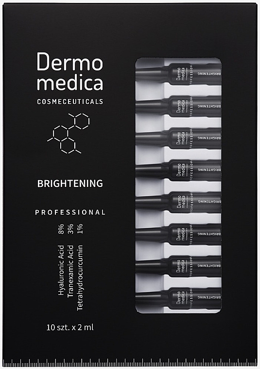 Осветляющие ампулы с транексамовой кислотой - Dermomedica Brightening Ampoules — фото N1