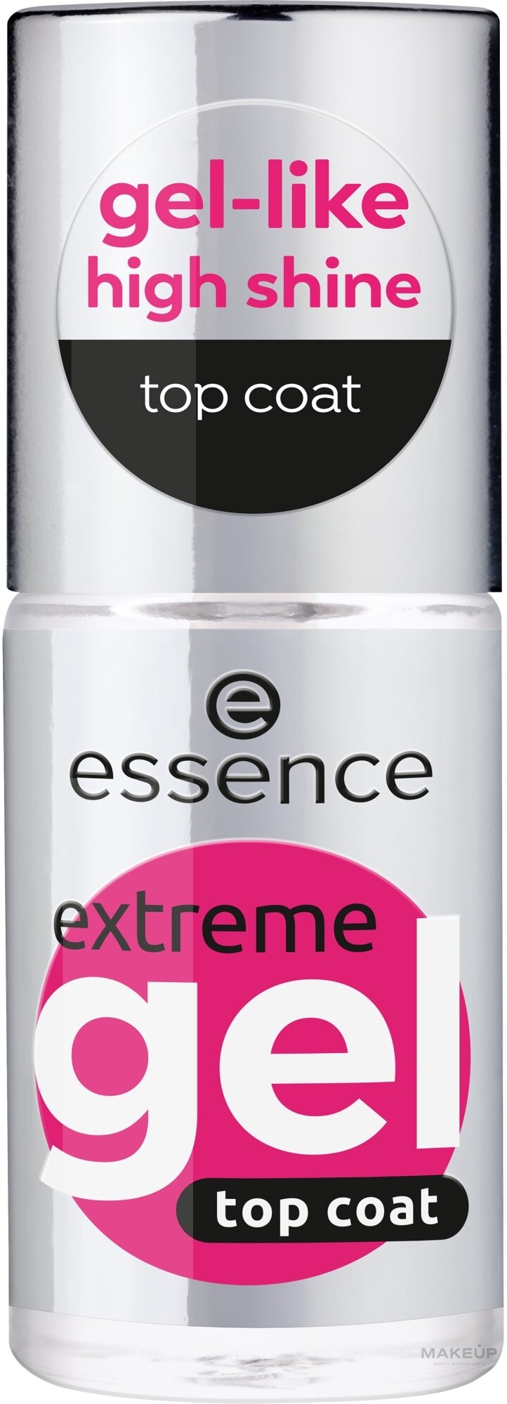 Гелеве верхнє покриття для нігтів - Essence Extreme Gel Top Coat — фото 01 - Gloss To Go