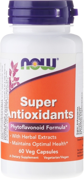 Харчова добавка - Now Foods Super Antioxidants — фото N1