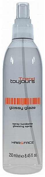 Спрей для блиску волосся - Trend Toujours Hair&Face Glossy Glaze Glossing Spray — фото N1