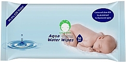 Парфумерія, косметика Дитячі вологі серветки, 50 шт - Luna Bambini Aqua Water Wipes