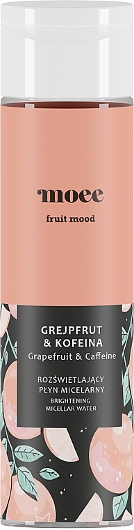 Міцелярна вода - Moee Fruit Mood Grapefruit & Caffeine — фото N2