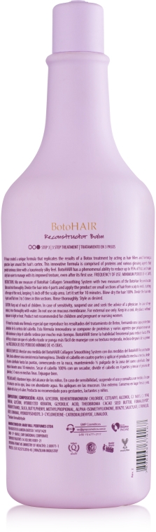 Ботокс для волосся - Inoar BotoHair (shmp/1000ml + collagen/1000ml + balm/1000ml) — фото N7