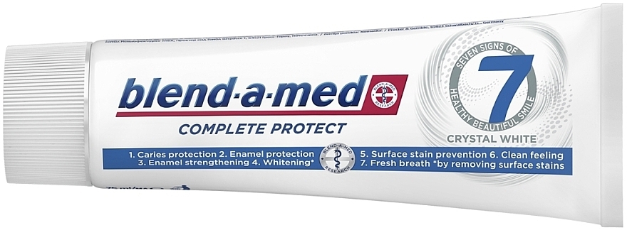 Зубна паста  - Blend-a-med Complete Protect 7 Crystal White Toothpaste — фото N3