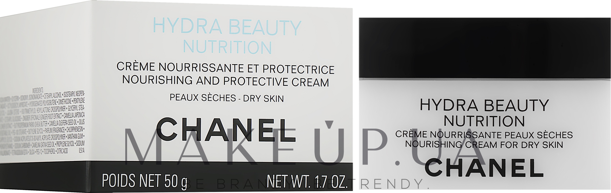 Увлажняющий крем для лица для сухой кожи - Chanel Hydra Beauty Nourishing and Protective Cream — фото 50g