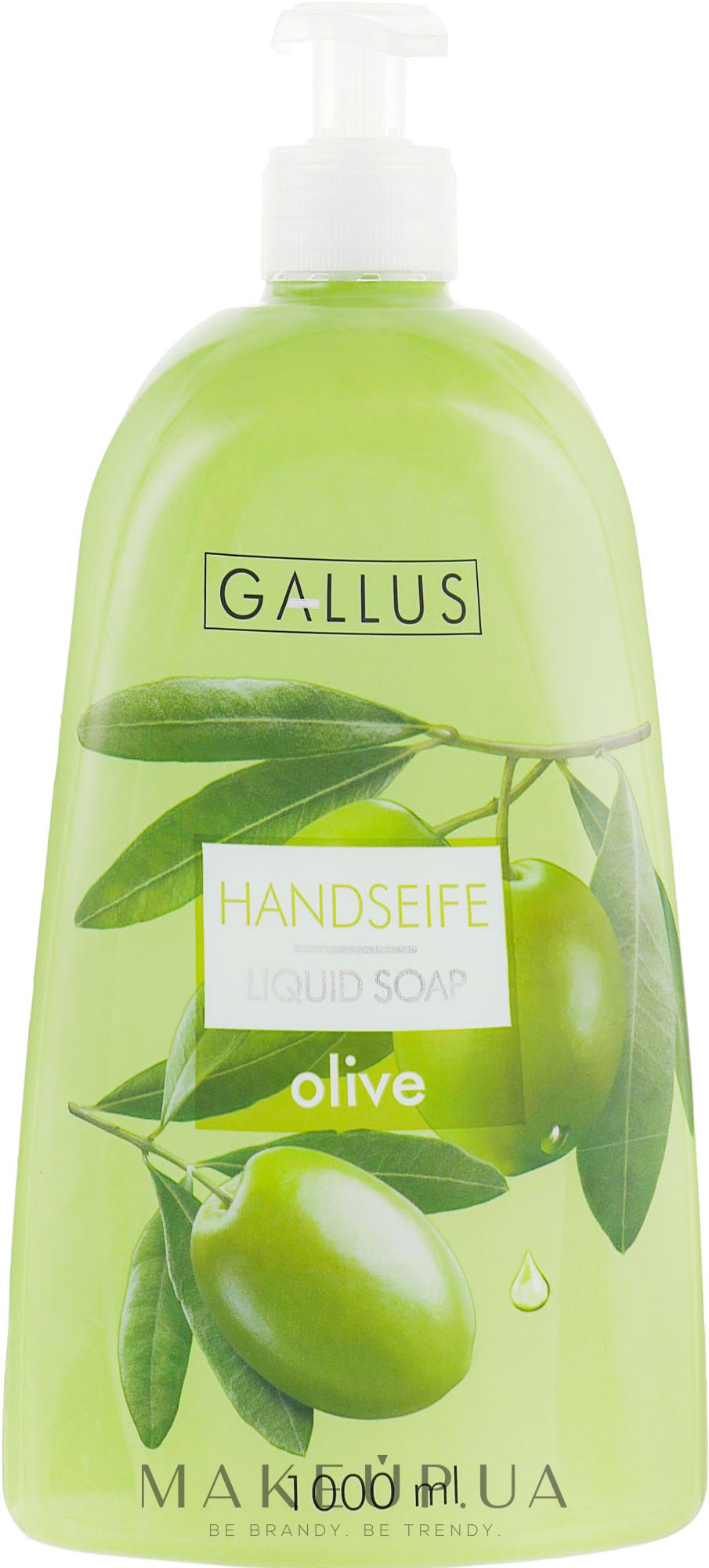 Крем-мило з екстрактом оливок - Gallus Soap — фото 1000ml