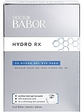 Гидрогелевые 3D-патчи для век - Babor Doctor Babor Hydro RX 3D Hydro Gel Eye Pads — фото N1