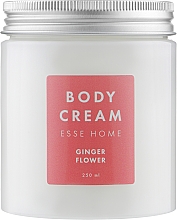 Парфумерія, косметика Крем для тіла з квіткою імбиру - Esse Home Body Cream Ginger Flower