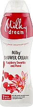 Крем-гель для душу "Малинове смузі й моної" - Milky Dream Cream Gel — фото N1