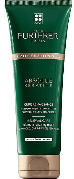 Відновлювальна маска для густого волосся - Rene Furterer Absolue Keratine Thick Hair Mask — фото N2