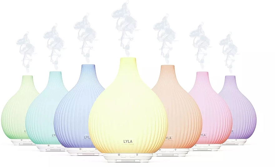 Керамічний ароматичний дифузор, зволожувач і нічник - Rio-Beauty Lyla Ceramic Aroma Diffuser, Humidifier and Night Light — фото N2