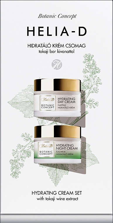 Набор - Helia-D Botanic Concept Hydrating Cream Set (d/cr/50ml + n/cr/50ml) — фото N2