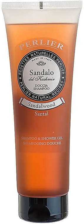 Шампунь-гель для душа - Perlier Sandalwood Shampoo-Shower Gel — фото N1