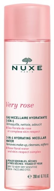 Увлажняющая мицеллярная вода - Nuxe Very Rose 3 in 1 Hydrating Micellar Water