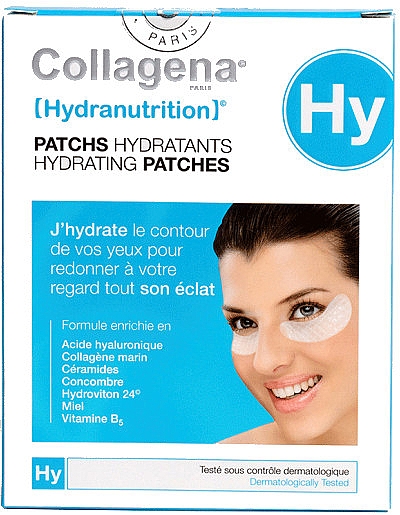 Зволожувальні патчі під очі - Collagena Paris Hydranutrition Hydrating Eye Patches — фото N1