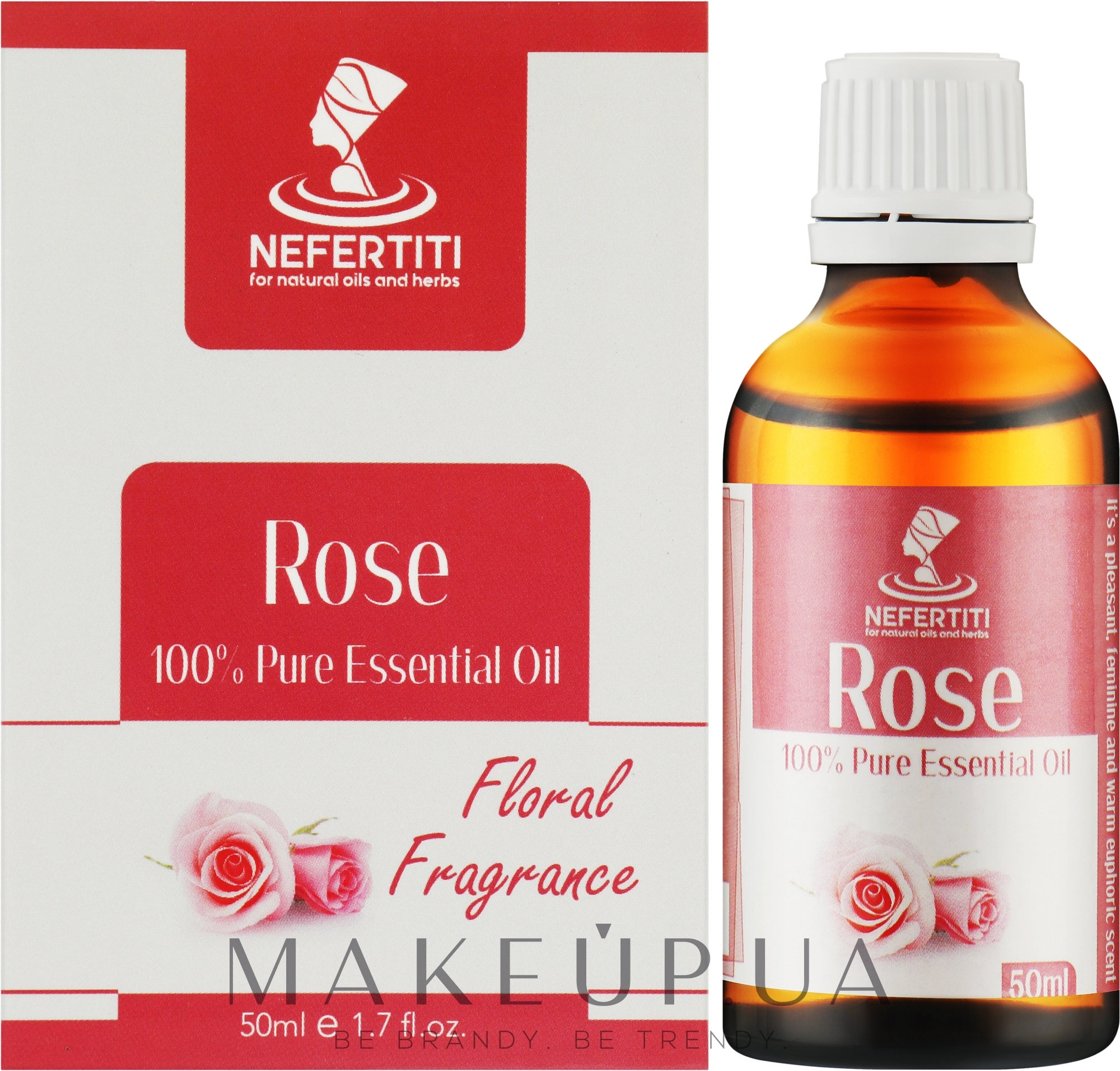 Эфирное масло розы - Nefertiti Rose 100% Pure Essential Oil — фото 50ml