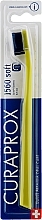 Парфумерія, косметика Зубна щітка CS 1560 Soft, D 0,15 мм, салатова, синя щетина - Curaprox